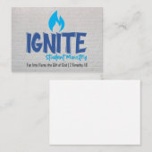 Igniteフラットノートカード ノートカード (正面/裏面)