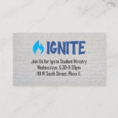 Ignite招待状 プレイスカード (裏面)