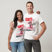 IGNITE Aura Locked - Anime Streetwear Poster Desig Tシャツ (ユニセックス)