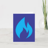 Ignite Blue Flame Card カード (正面)