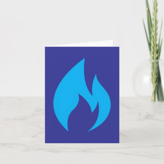 Ignite Blue Flame Card カード (正面)