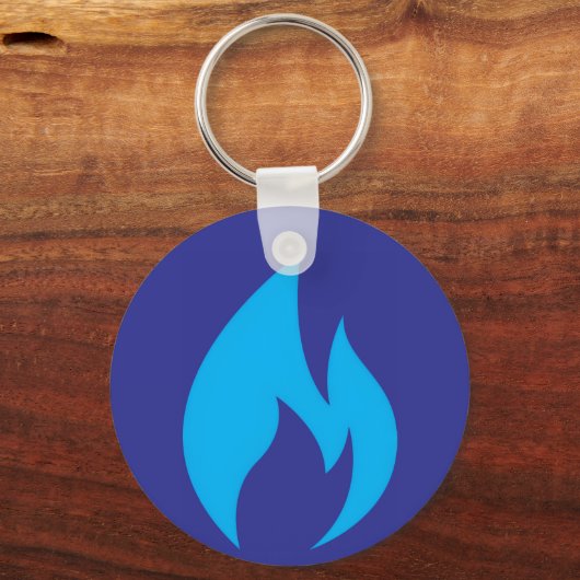 Ignite Blue Flame Keychain キーホルダー (裏面)