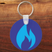 Ignite Blue Flame Keychain キーホルダー (正面)