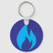 Ignite Blue Flame Keychain キーホルダー (裏面)