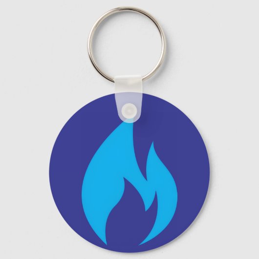 Ignite Blue Flame Keychain キーホルダー (裏面)