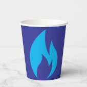 Ignite Blue Flame Paper Cup 紙コップ (裏面)