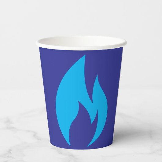 Ignite Blue Flame Paper Cup 紙コップ (裏面)