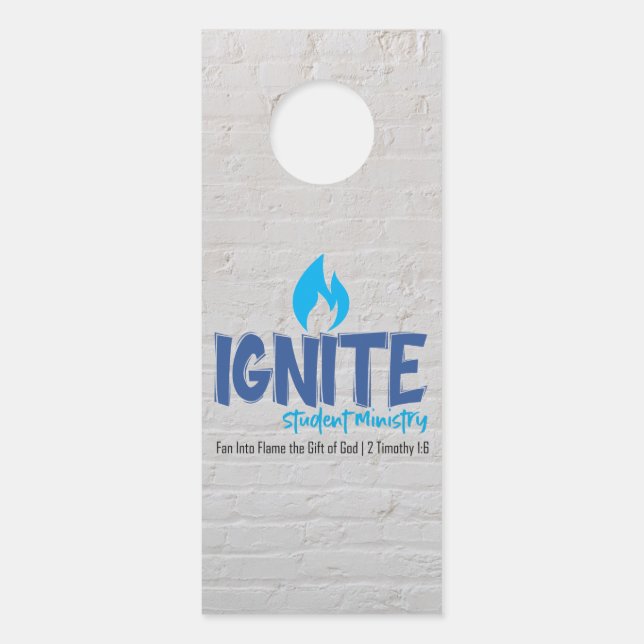 Ignite Door Hangers ドアノブサイン (正面)