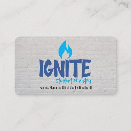 Ignite Invite Card プレイスカード (正面)