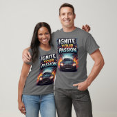 🏎️ Ignite Passion Color Splash Sports Car Energy  Tシャツ (ユニセックス)