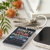 🔥 Ignite Passion Luxury Sports Car Color Splash  キーホルダー (正面右)