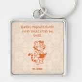 Igniting Imagination Every Story We Share Teacher キーホルダー (正面)