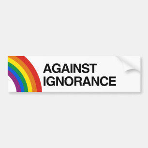 IGNORANCE.pngに対して バンパーステッカー