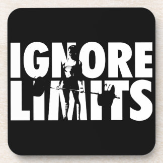 IGNORE LIMITS – 女性の重量挙げやる気を起こさせる コースター
