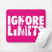 IGNORE LIMITS – 女性の重量挙げやる気を起こさせる マウスパッド (マウス)