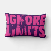 IGNORE LIMITS – 女性の重量挙げやる気を起こさせる ランバークッション (裏面)