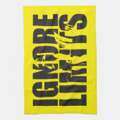 IGNORE LIMITS - Deadlift -トレーニング キッチンタオル (縦)