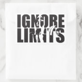IGNORE LIMITS - Deadlift -トレーニング 長方形シール (バッグ)
