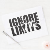 IGNORE LIMITS - Deadlift -トレーニング 長方形シール (封筒)