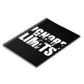 IGNORE LIMITS - Squat Leg Dayトレーニング ノートブック (左側)