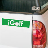 iGolf (球) バンパーステッカー (トラック上)