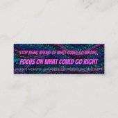 Igor the bat Kindness Cards スキニー名刺 (裏面)