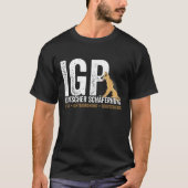 IGPドイツシャーフェルフントフェルテウンテロルドナンシュ Tシャツ (正面)