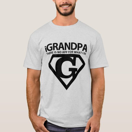 "iGRANDPA" Tシャツ (正面)
