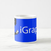 iGrappleの青 コーヒーマグカップ (中央)