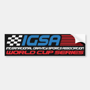 IGSAのワールドカップのバンパーステッカー バンパーステッカー