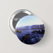 Iguacuはブラジルおよびアルゼンチン下ります 缶バッジ (正面&裏面)