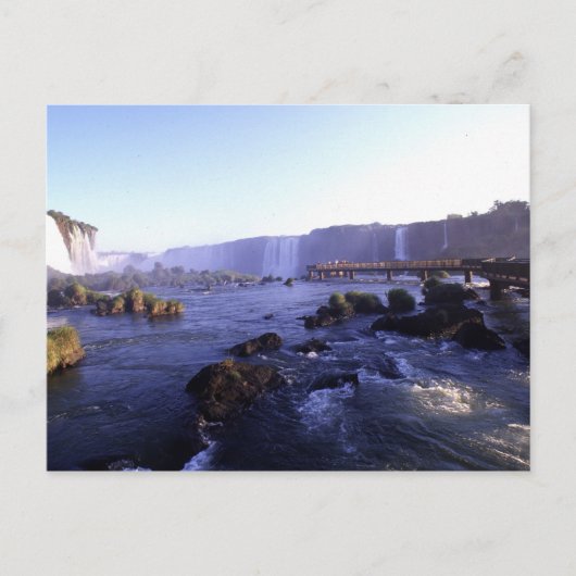 Iguacu滝、ブラジルおよびアルゼンチン ポストカード (正面)