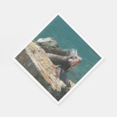 Iguana at St. Thomas スタンダードランチョンナプキン (角)