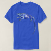 Iguana Azul Blue Iguana Tシャツ (デザイン正面)