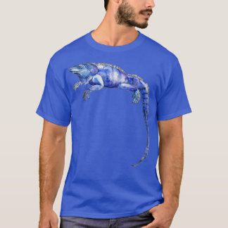 Iguana Azul Blue Iguana Tシャツ