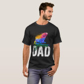 Iguana Dad  Reptiles  Pet Reptile Owner Graphic Tシャツ (正面フル)