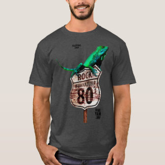 Iguana Green Old Board Redbubble Jump Tシャツ