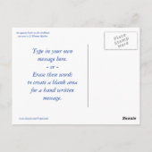 Iguana Hug Youポストカード ポストカード (裏面)