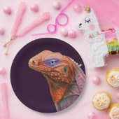 Iguana Orangeの写真 ペーパープレート (パーティー)