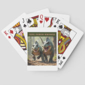 Iguanodons joking トランプ (裏面)