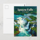 Iguazu Falls Brazil ポストカード (正面/裏面)