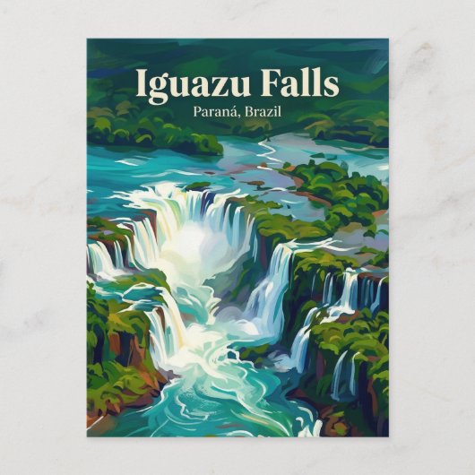 Iguazu Falls Brazil ポストカード (正面)