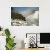 Iguazu falls Rainbow ポスター (ホームオフィス)