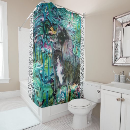 IHANAフィンランド語ラプファンラピーシャワーカーテン シャワーカーテン (インサイチュ)