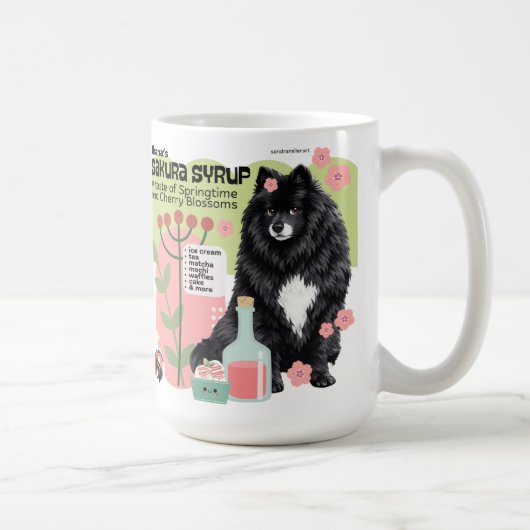 IHANA'S SAKURA SYRUP Chow Art Museレシピ コーヒーマグカップ (右)