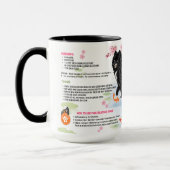 IHANA'S SAKURA SYRUP Chow Art Muse Recipe  マグカップ (左)