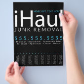 iHaul。移動運搬ビジネス広告ズ チラシ (手)