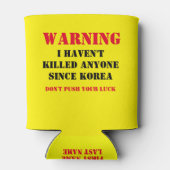 IHAVEN 警告'Tは韓国から誰かを殺した 缶クーラー (裏面)