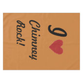 IHEART煙突ロック テーブルクロス (正面(横))