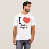 iheart、iheart、ホッケー選手 tシャツ (正面フル)
